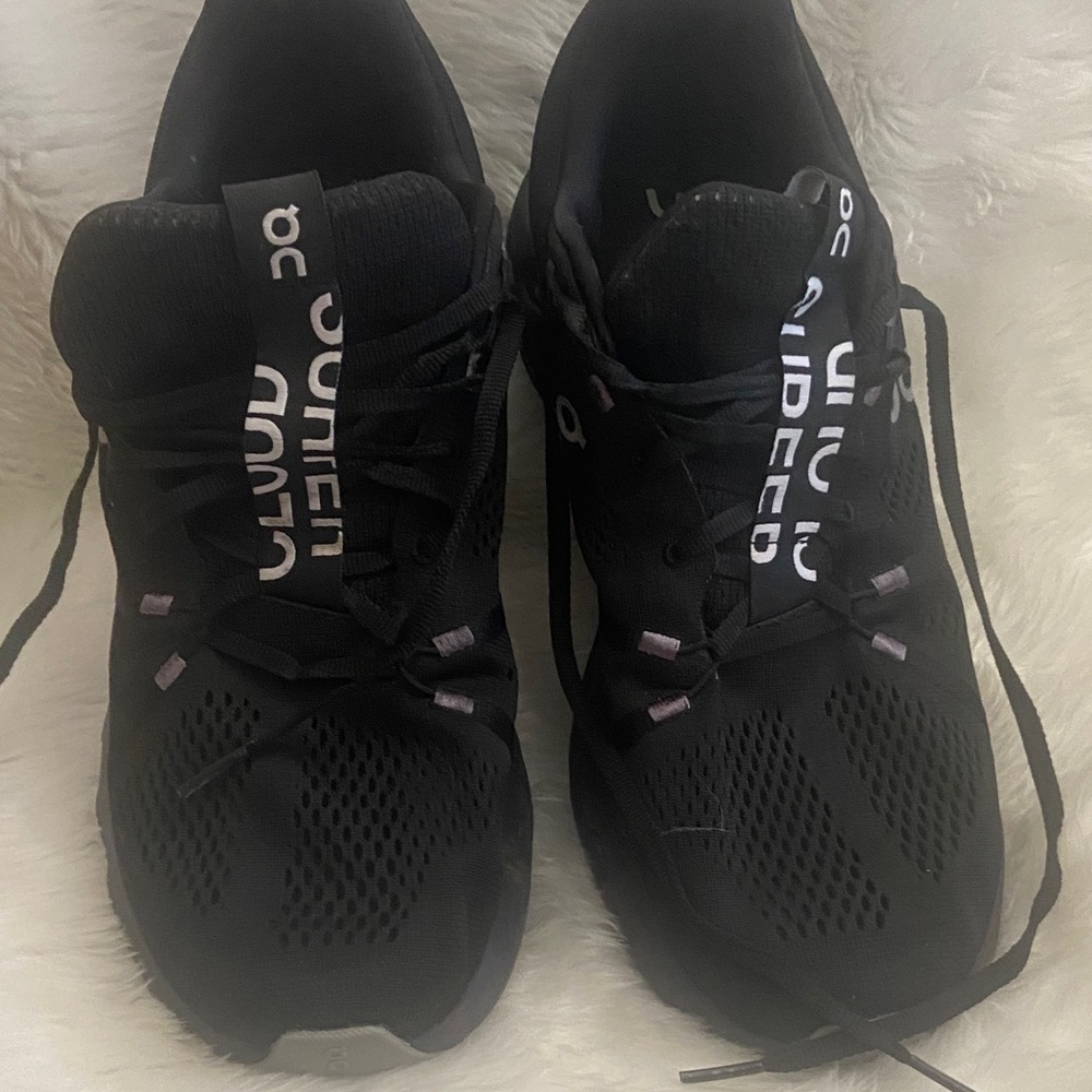 On Running Jet Black Sneakers